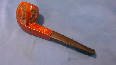 Vintage Carved FRANK MEDICO V. F. Q. Estate Smoking Pipe Imported Briar APPLE (2 • $10.99