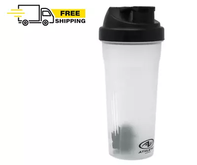 Athletic Works Frost/black Protein Drink Shaker Bottle W/Mixing Ball 24 Fluid; • $5.67