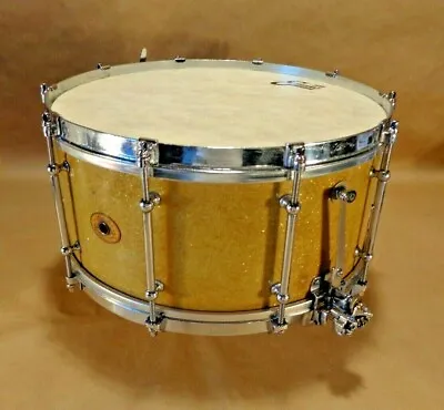 LUDWIG SUPER SENSITIVE GOLD-FLAKE 30'S 6.5 X14  Vintage Snare Drum Very Rare • $2008.70