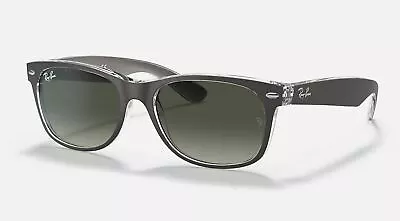 Ray-Ban New Wayfarer Matte Gunmetal/Grey Gradient 52 Mm Sunglasses RB2132 614371 • $108.99