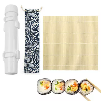 Sushi Roller Mold With Bamboo Sushi Mat Diy Sushi Making Kit Machinekitchen • $10.98