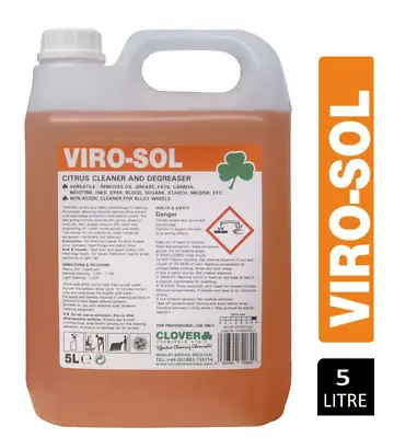 £16.98 • Buy Viro-Sol Professional Citrus Kitchen Cleaner & Degreaser 5L By Janit-X