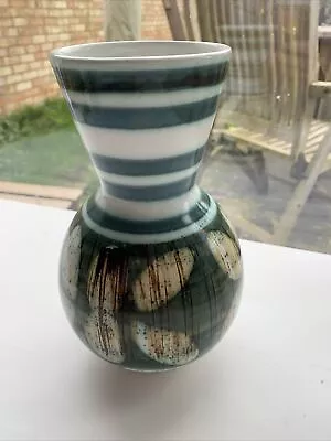 Vintage Rye Cinque Ports Pottery Stoneware Vase Pot Green C1960s • £9.99