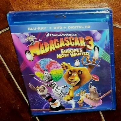 Madagascar 3: Europe's Most Wanted (Blu-ray/DVD 2015 Widescreen) • $13.67