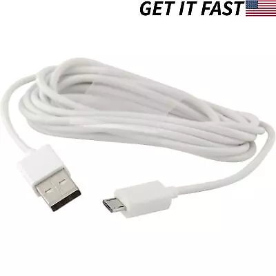 6FT Micro-USB Cable Cord Charging Data For Samsung Galaxy S4 II III IV White • $5.29