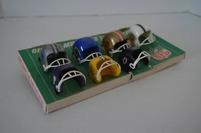 Vintage Official Miniature NFL Replica Helmets Gumball Style In Box • $29.99