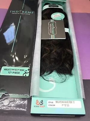 IndiRemi® Virgin Remi Hair Weave_MALAYSIAN_WAVE_WEAVING_12”_#P1B/30 • $91