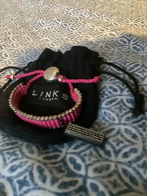 Links Of London Pink Friendship Bracelet. BNWT • £45