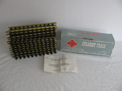 $89.99 • Buy Box Of 12 Aristo Craft G Scale Brass 12  (300 Mm) Straight Track #ART-11000 EX