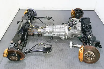 JDM Subaru Impreza WRX STI V7 TY856WB1AA Non DCCD Transmission Full Swap 6MT • $7995