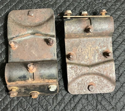 $40 • Buy Vintage JI Case Tractor Umbrella Sun Shade Mounting Brackets --- USED