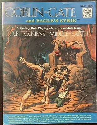 £76.67 • Buy I.c.e.  #8070 Goblin Gate And Eagle's Eyrie Rpg Module Tolkien Middle Earth Merp