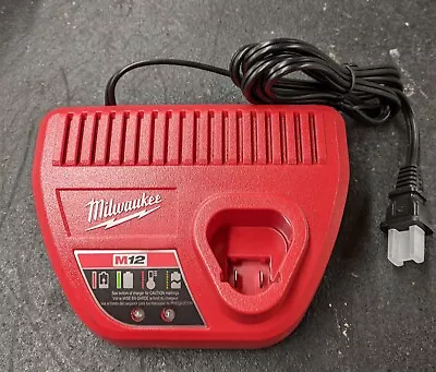 Milwaukee 48-59-2401 M12 12V Lithium Ion Battery Charger NEW ! • $4.05