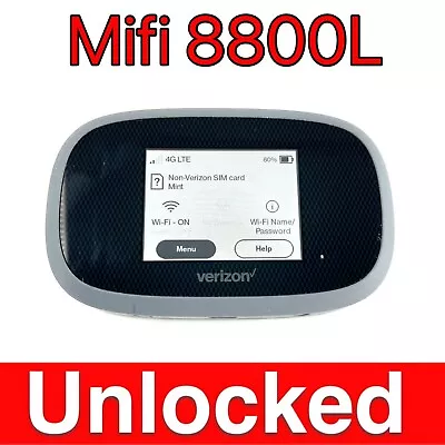 Unlocked MiFi 8800L Verizon Inseego Jetpack 4G LTE Wireless Wifi Hotspot Modem • $46.55