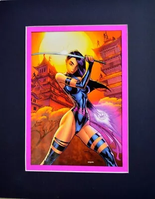 PSYLOCKE Cover Art PRINT Pro Matted J Scott Campbell X-Men • $29.99