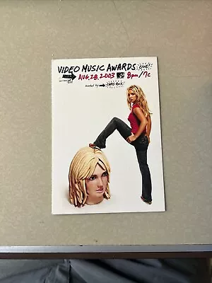 Britney Spears - 2003 Mtv Vma Awards Promo Postcard • $20