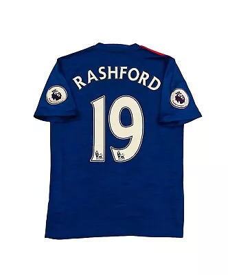 Adidas 2016/17 Rashford #19 Manchester United Soccer Jersey Men’s Size Medium • $54.95