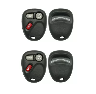 Remote Control Fob Case Shell 3B Compatible With GM Rubber Pad (2 Pack) • $7.98