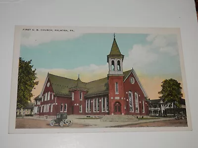 Palmyra Pa - 5 Unused Old Postcards - Church - Main St - High School Legion Post • $6.99