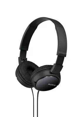 Sony MDR-ZX110 ZX Series Headphones Black MDRZX110 Wired Over Ear #3 • $15.95