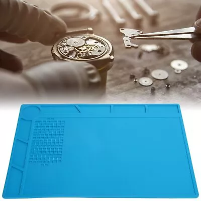 Rubber Bench Mat Work Pad Anti-Slip Jewellery Watch Repair Tools For Watchmakers • $20.99