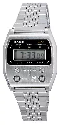 Casio Vintage Digital Stainless Steel Quartz A1100D-1 Unisex Watch • $101.97