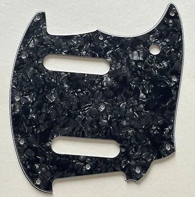 4 Ply Black Pearl Pickguard Fit Fender OffSet Series Mustang Style Guitar Parts • $17.99