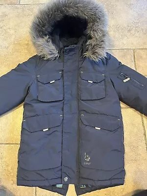 £19.99 • Buy Ted Baker Boys Blue Padded Warm Thick Winter Coat Age 10 Years Good Condition