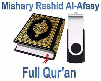 Full Quran USB Stick Drive ARABIC ONLY - Mishary Rashid Al Afasy • £7.95