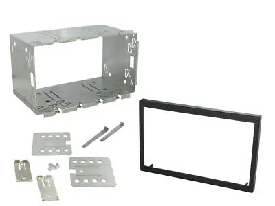 Universal Stereo Headunit Double Din Cage Kit Fitting Trim 110mm To Fit Pioneer • $76.57
