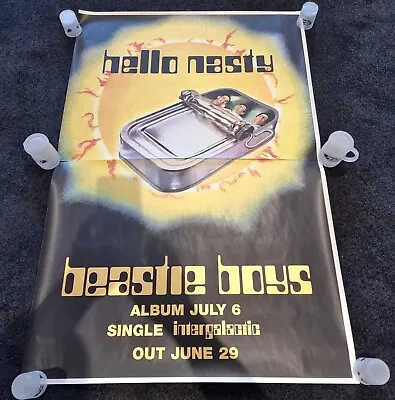 Beastie Boys  Hello Nasty   Silk Screen 1999 Vintage Poster • $550