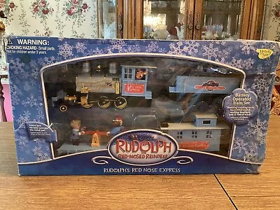 RUDOLPH'S RED NOSE EXPRESS And The Island Of Misfit Toys Train Set Tested • $50