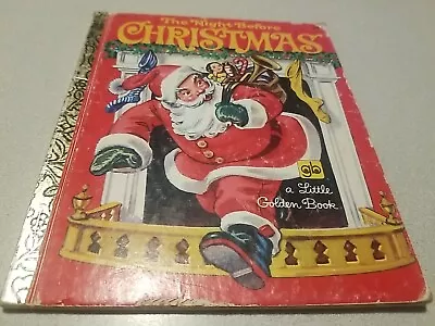 Vintage The NIGHT BEFORE CHRISTMAS A Little Golden Book 1979 • $6.99