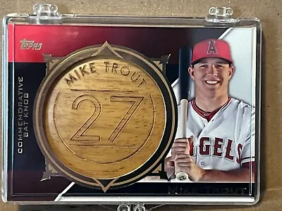 2015 Topps  Bat Knobs California Angels Mike Trout #CBK-02 Baseball Card • $132