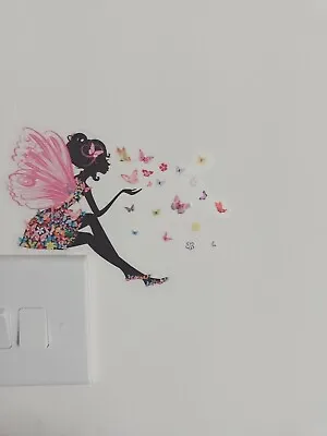 £2.89 • Buy Butterfly Fairy Wall Decal Toilet Nursery Bedroom Living Room Light Sticker Cute