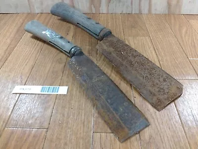 BROKEN DAMAGED Japanese Vintage Carpentry Tool NATA AXE ONO Hatchet SET PA379 • $78.71