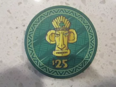 $25 Tiki Bar Casino Chip + FREE Mystery Las Vegas Poker Chip • $7.15