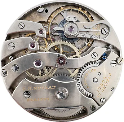 Antique 38.5mm C.H. Meylan 17J Mechanical Pocket Watch Movement Swiss High Grade • $335