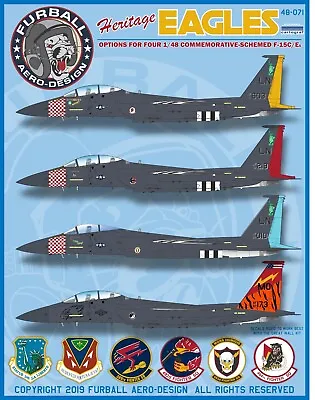 1/48 Furball F-15C/E Heritage Eagles • $19.99