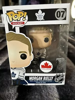 Funko Pop! NHL #07 Morgan Rielly Toronto Maple Leafs!-Canada Exclusive-NRFB • $10