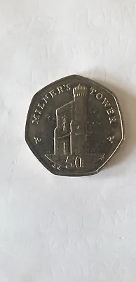 Isle Of Man 50p Coin Milners Tower  • £2.50