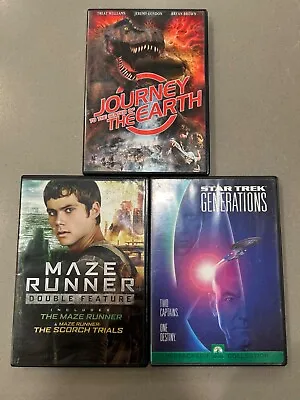 Sci-Fi/Action DVD Lot - Star Trek: Generations Maze Runner Double Feature MORE • $2.97