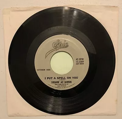 Screamin' Jay Hawkings I Put A Spell On You / Little Demon 45 RPM Record • $11.99