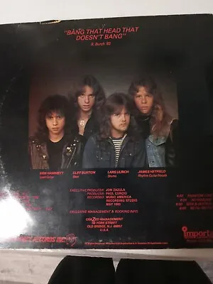 Metallica Kill Em All Vinyl 1983 1st Pressing Megaforce Silver Label • $250