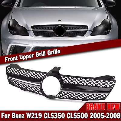 Black Front Vent Grille Grill For Mercedes Benz W219 CLS350 CLS500 2005-2008 AMG • $83.99