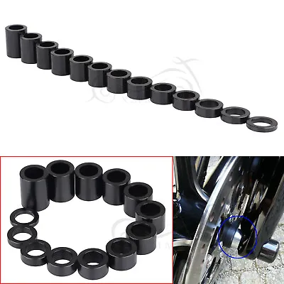 Motorcycle Wheel Axle Spacer ID 3/4  OD 1 1/8  Kit For Harley Sportster Softail • $25.98
