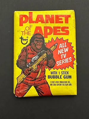 $54.95 • Buy Vintage 1975 PLANET OF THE APES TV SERIES Topps Wax Pack Rare