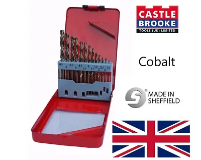 Drill Bit Set Cobalt Jobber Twist For Drilling Stainless Steels & Hard Metals • £69.99
