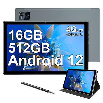 XGODY New Tab Wifi Tablet PC 10.1In 16GB+512GB Android 13 Tablets 8000mAh 4G SIM • £91.99