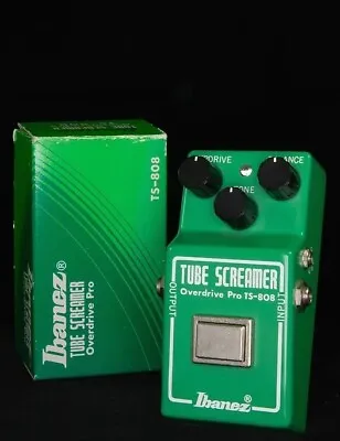 Ibanez TS-808 Tube Screamer Version 2 Narrow Box 1979  R  Logo And Lock On Nut • $3500